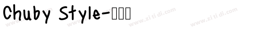 Chuby Style字体转换
